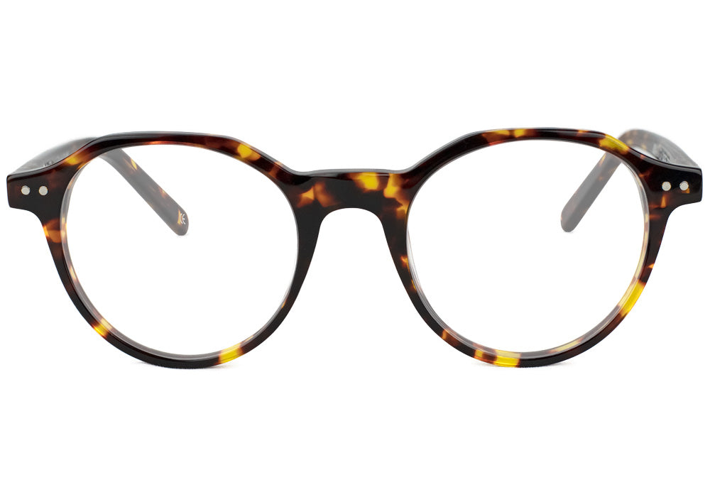 Olsen Tortoise Round Prescription Glasses Front