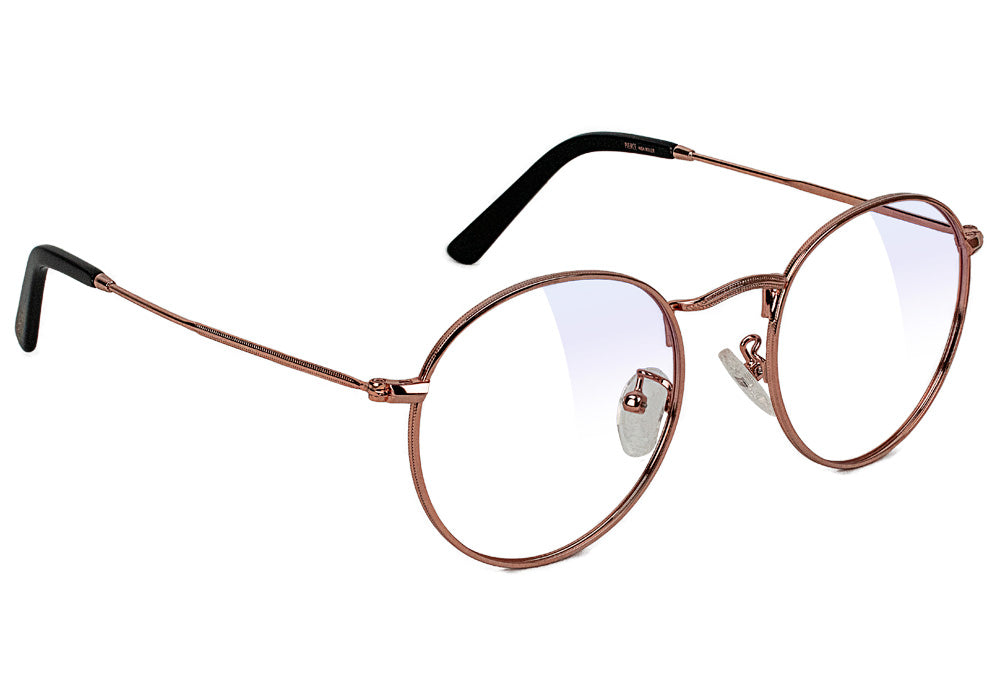 Piece Rose Gold Blue Light Blocking Gaming Glasses