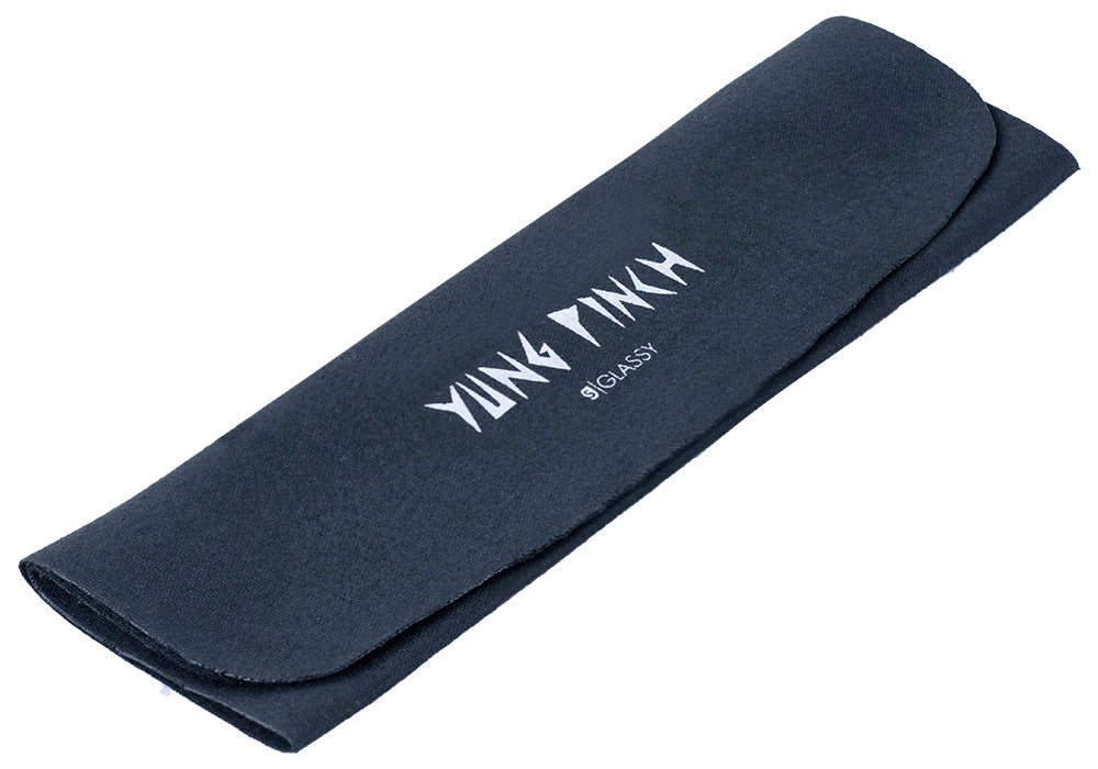 P-Loc Black Prescription Glasses Cloth #Color_Black