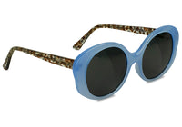 Preston Blue Polarized Sunglasses #Color_Sky Transparent