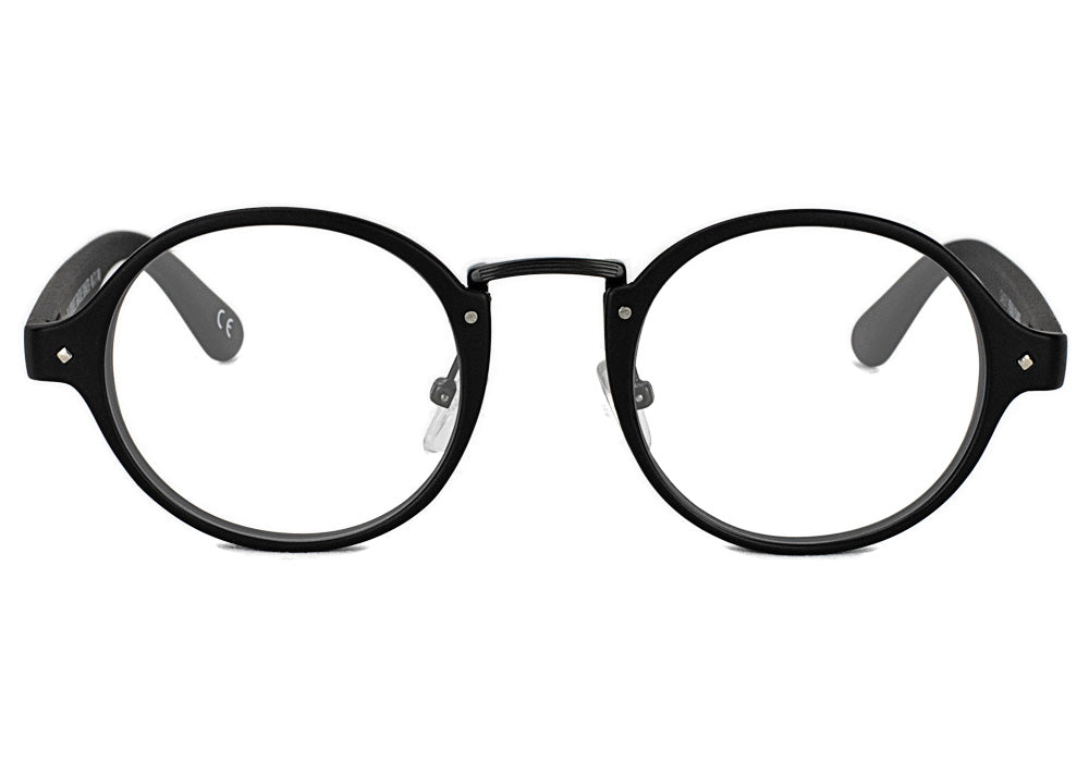 Prod Matte Black Prescription Glasses Front #Color_Matte Black