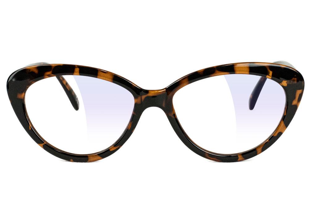 Selina Tortoise Blue Light Blocking Gaming Glasses Front