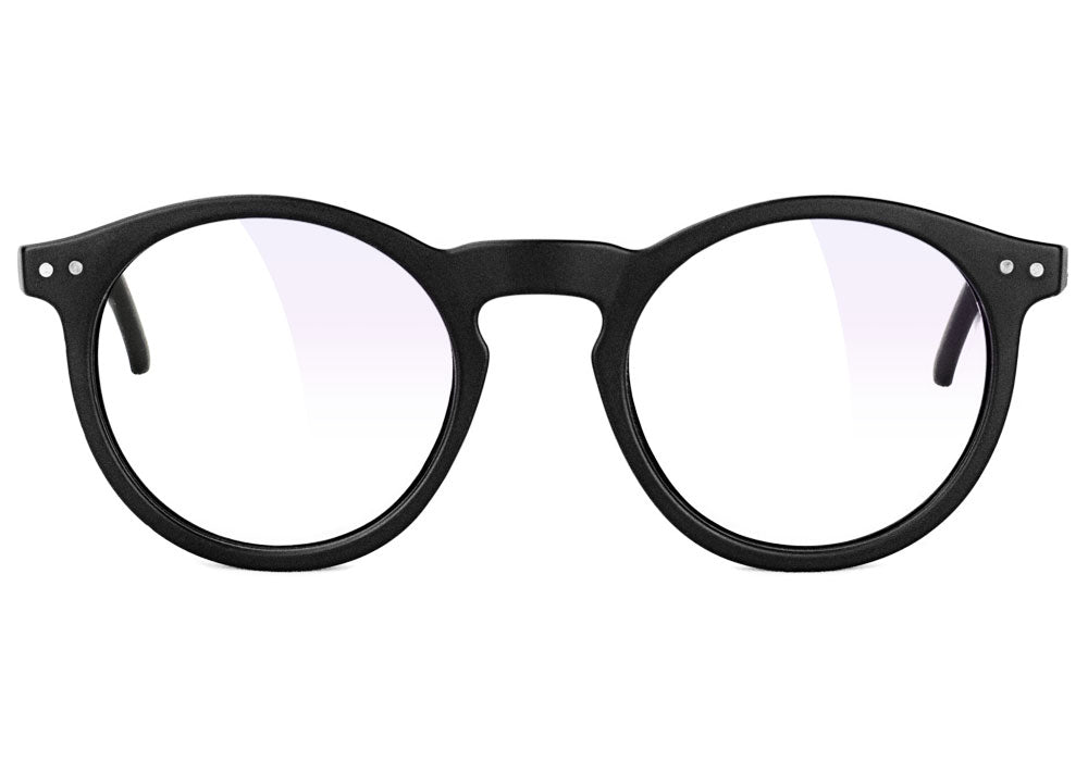 Apollo Matte Black Blue Light Blocking Gaming Glasses Front