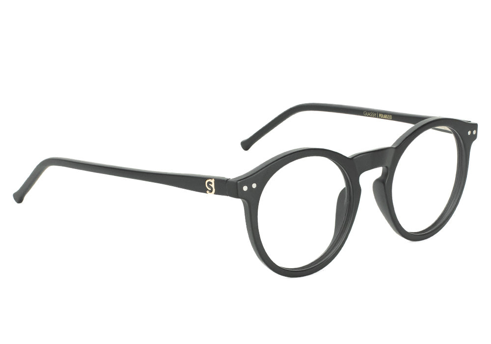 Apollo Matte Black Prescription Glasses