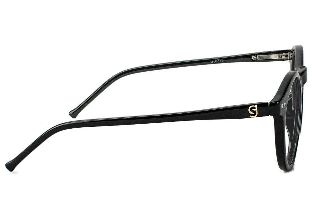 Apollo Black Prescription Glasses Side