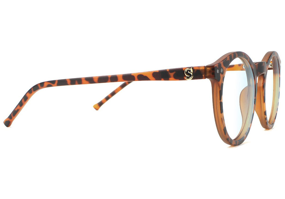 Apollo Tortoise Blue Light Blocking Gaming Glasses Side