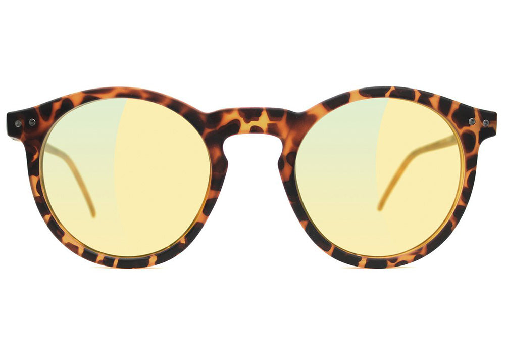 Apollo Tortoise Blue Light Blocking Gaming Glasses Yellow Lens Front