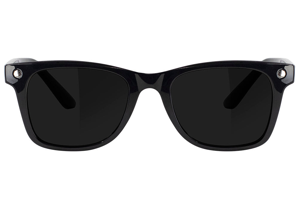 Harper Black Polarized Sunglasses Front