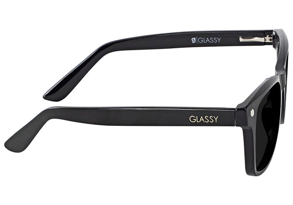 Harper Black Polarized Sunglasses Side