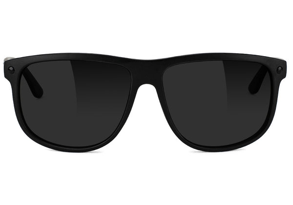 Cole Matte Blackout Polarized Sunglasses Front
