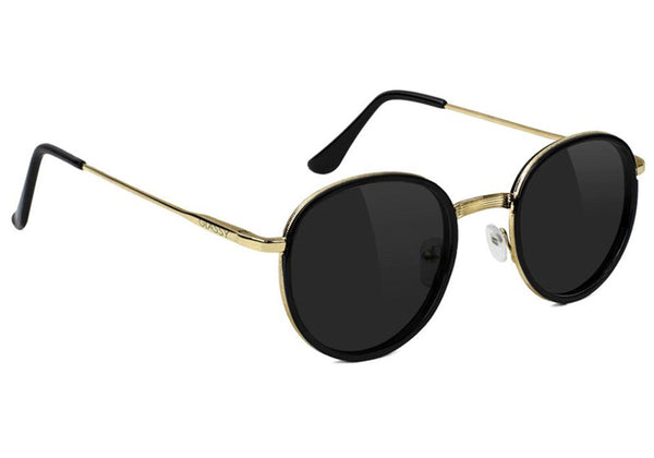 Lincoln Black Gold Polarized Sunglasses
