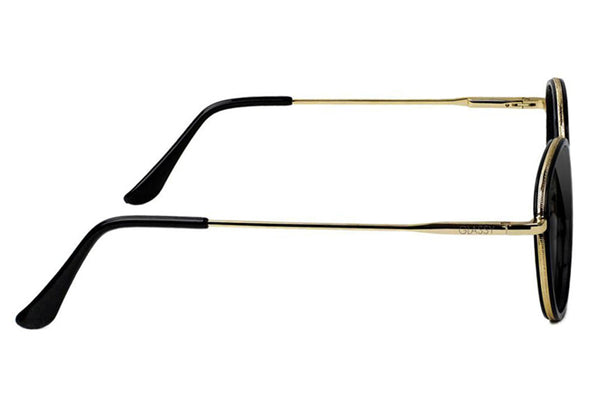 Lincoln Black Gold Polarized Sunglasses Side