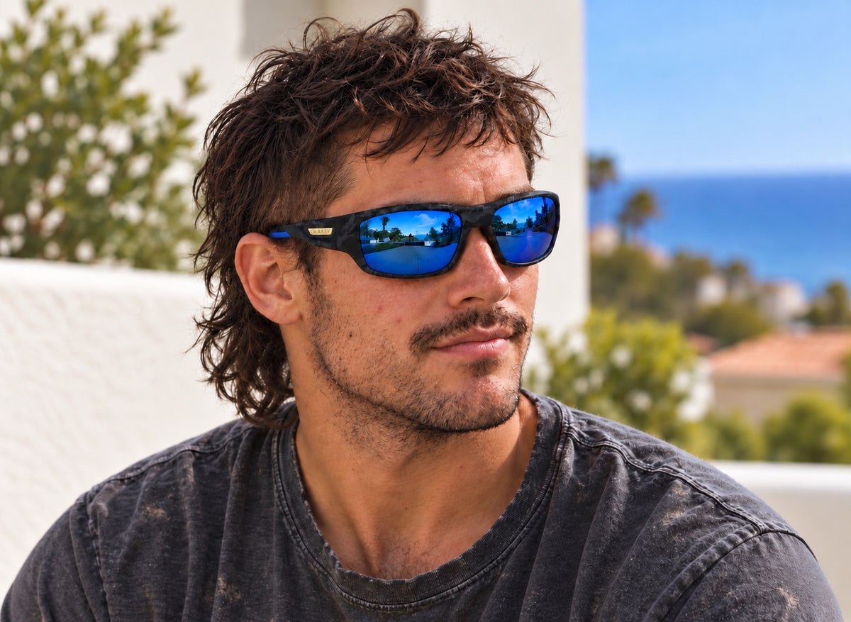 Glassy Oxley blue mirror sunglasses — high-resolution mobile banner
