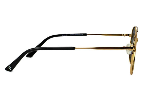 James Crowder Gold Polarized Sunglasses Side