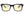 Harper Black Blue Light Blocking Gaming Glasses Yellow Lens Front