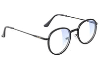 Lincoln Matte Black Blue Light Blocking Gaming Glasses #Color_Matte Black