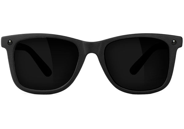 Mikemo Matte Blackout Polarized Sunglasses Front