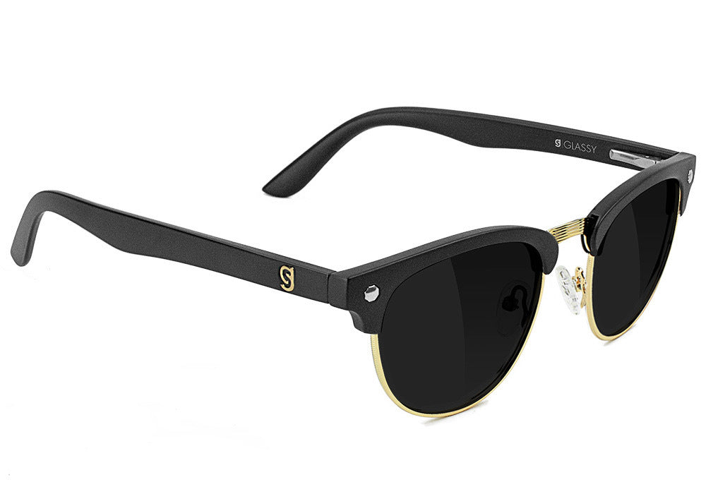 Morrison Black Gold Polarized Sunglasses