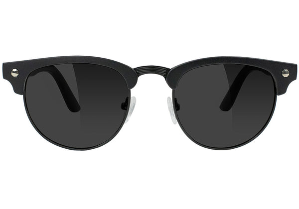 Morrison Matte Blackout Polarized Sunglasses Front