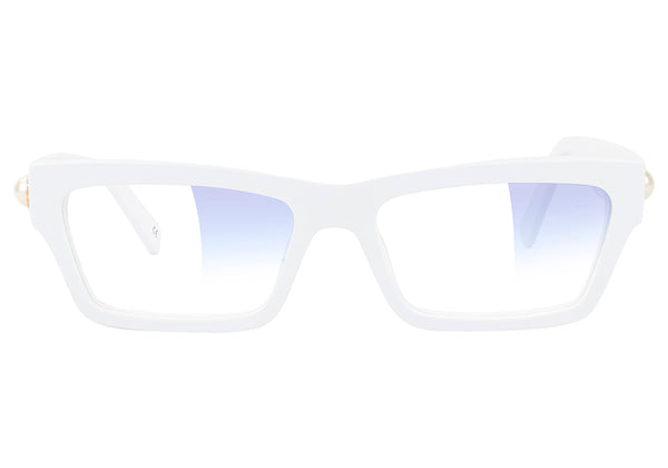 P-Loc White Blue Light Blocking Gaming Glasses Front