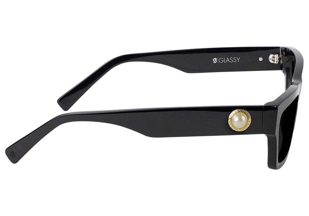 P-Loc Black Polarized Sunglasses Side
