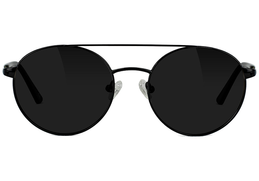 Sampson Black Polarized Sunglasses Front