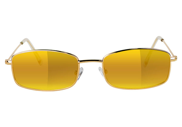 Rae Gold Yellow Polarized Sunglasses Front