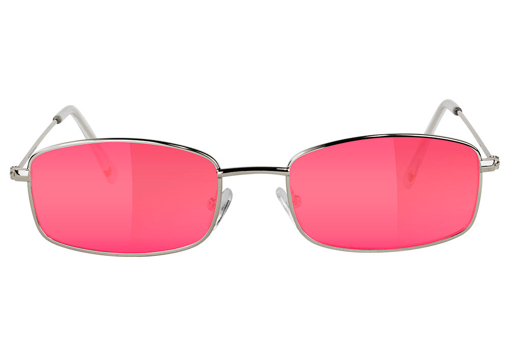 Rae Silver Pink Polarized Sunglasses Front