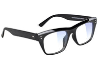 Santos blue light gaming glasses by Glassy Eyewear #Color_Black