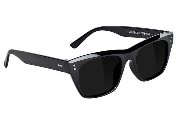 Santos Black Polarized Sunglasses
