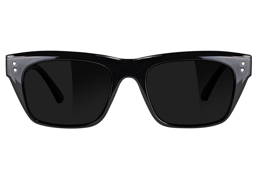 Santos Black Polarized Sunglasses Front