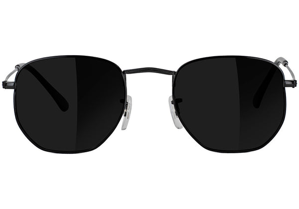 Turner Black Polarized Sunglasses Front