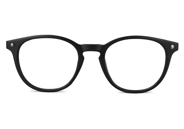 Aria Matte Black Prescription Glasses Front