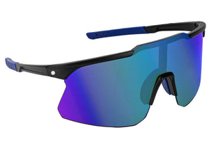 Cooper Black Blue Mirror Polarized Sunglasses