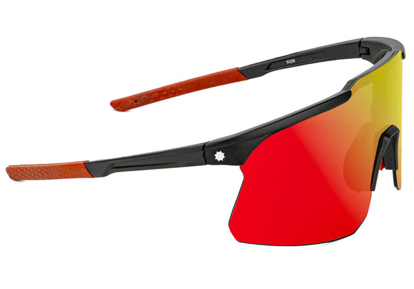 Cooper Black Red Polarized Sunglasses Side