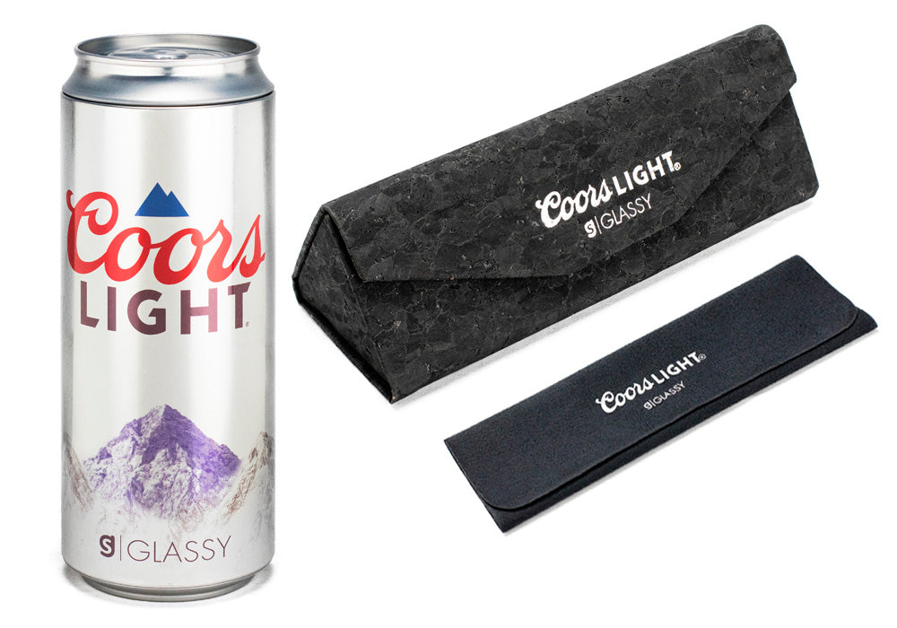Morrison Coors Light Polarized Sunglasses Packaging layout