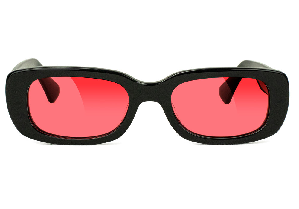 Darby Black Red Polarized Sunglasses Front