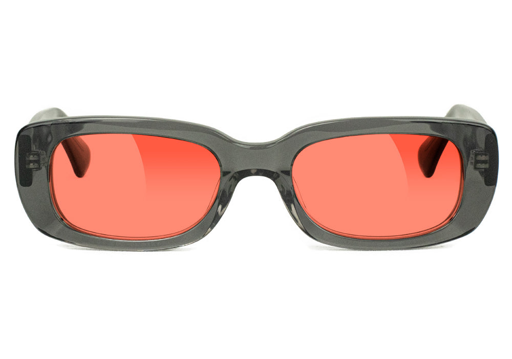 Darby Grey Red Polarized Sunglasses Front