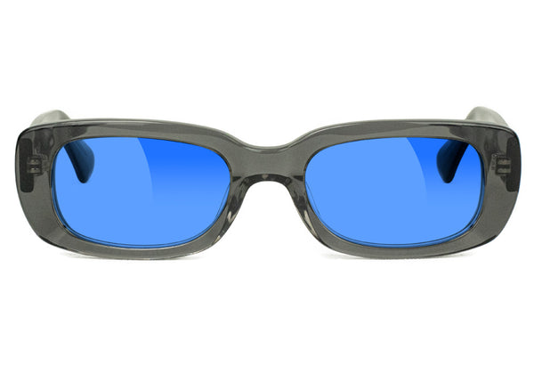 Darby Grey Blue Polarized Sunglasses Front