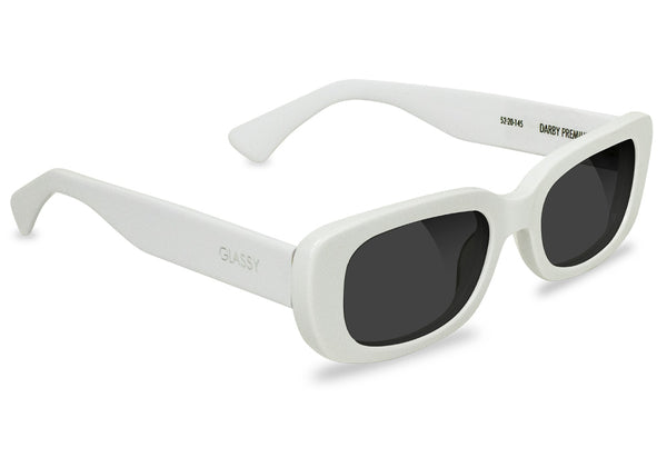 Darby White Polarized Sunglasses