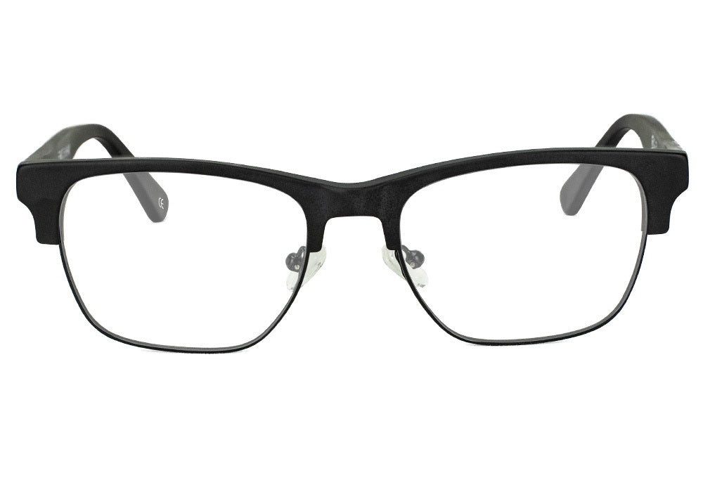 Fremont Matte Black Prescription Glasses Front