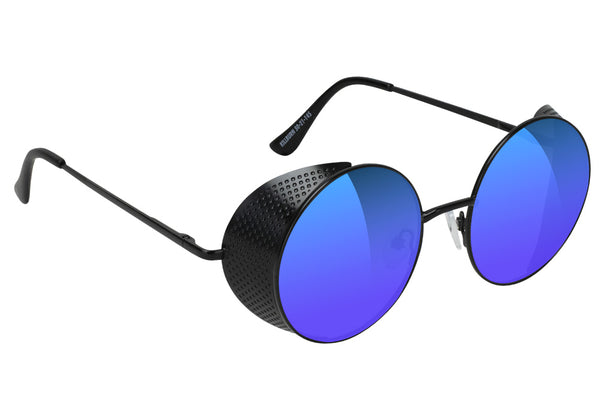 Killburn Black Blue Mirror Polarized Sunglasses