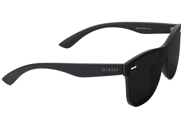 Leo Black Polarized Sunglasses Side