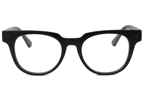 Lox Matte Black Prescription Glasses Front