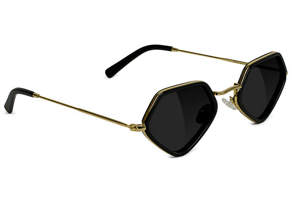 Loy Black Gold Polarized Sunglasses