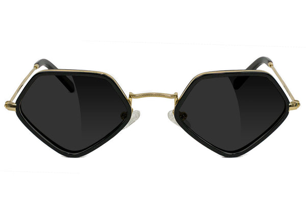 Loy Black Gold Polarized Sunglasses Front