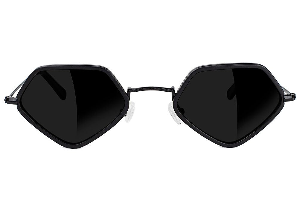 Loy Matte Blackout Polarized Sunglasses Front