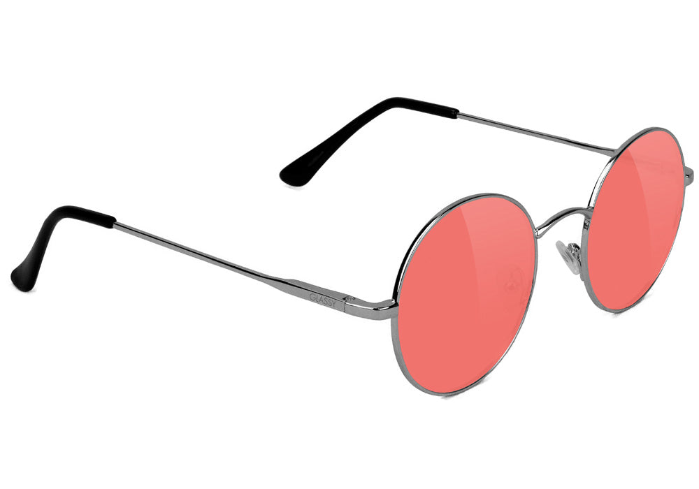 Mayfair Silver Red Polarized Sunglasses