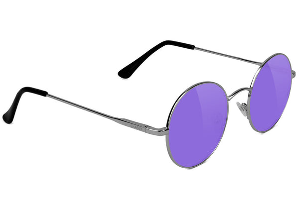 Mayfair Silver Purple Polarized Sunglasses
