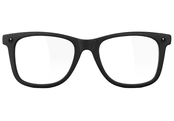 Mikemo Matte Blackout Wayfarer Prescription Glasses Front